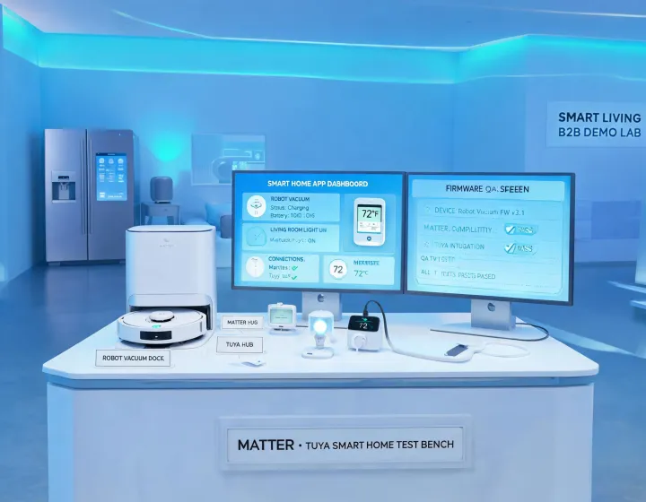 smart living app appliance dashboard